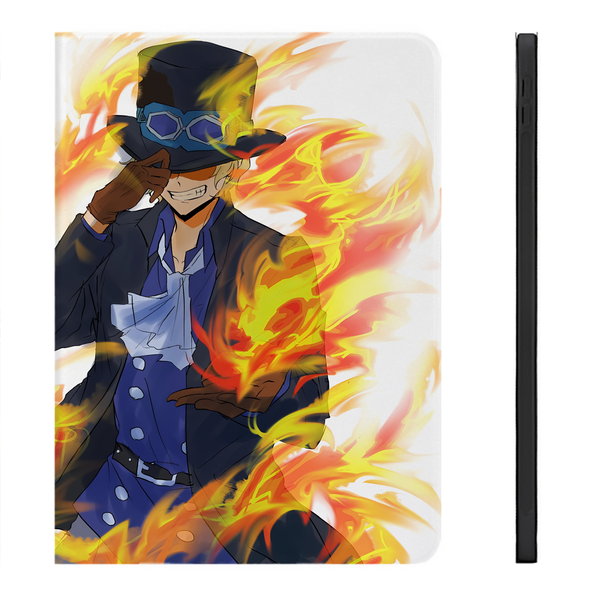 （画像用） ワンピース ONE PIECE IPadケース ペンホルダー付き ブックスタイルデザイン